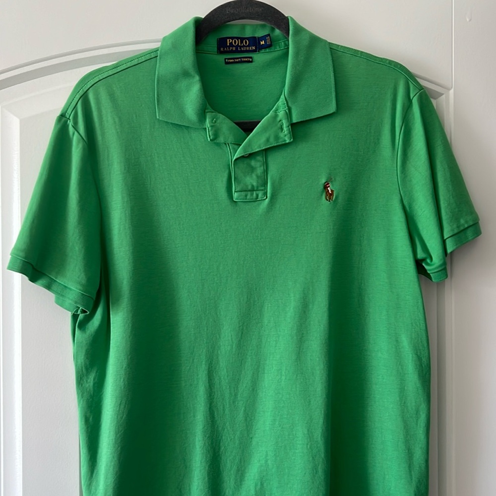 Green “Soft Touch” Polo by Ralph Lauren